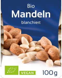 8er-Pack: Blanchierte Mandeln, 100g