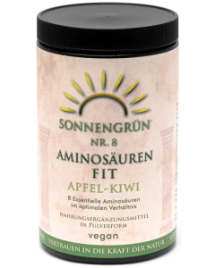 Sonnengrün® Nr. 8 – Aminosäuren Fit Pulverform - Geschmack APFEL-KIWI, 700g