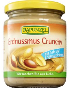 Erdnussmus Crunchy mit Salz, 250g