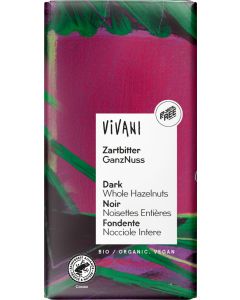 Zartbitter Ganznuss, 100g