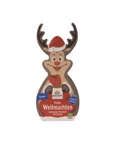 12er-Pack: Sesam-Mandeln Rudi Rentier, 50g