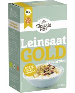 6er-Pack: Gold Leinsaat geschrotet, 200g