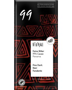 10er-Pack: Feine Bitter Schokolade 99%, 80g