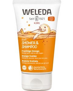 Kids 2in1 Shower Orange, 150ml