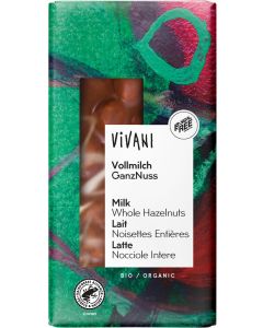 10er-Pack: Vollmilch mit ganzen Nüssen, 100g