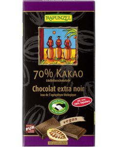 Edelbitter Schokolade 70% Kakao mit Rapadura HIH, 80g