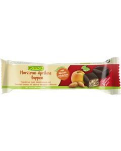 Marzipan-Aprikose Happen Zartbitter, 50g