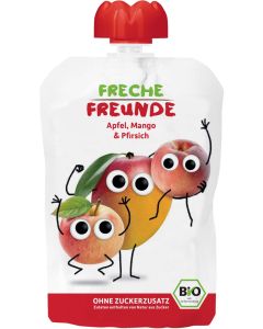 6er-Pack: Quetschmus Pfirsich Mango, 100g
