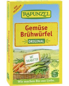 Gemüse-Brühwürfel Original, mit Bio-Hefe, 8ST
