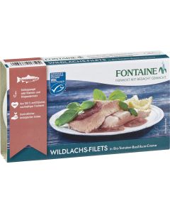 6er-Pack: Wildlachs-Filet in BIO-Tomaten-Basilikum-Creme, 200g