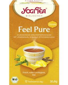 6er-Pack: Yogi Tea Feel Pure Zitrone, 30,6g