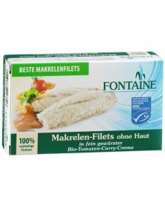 10er-Pack: Makrelen-Filets Tomat-Curry, 125g