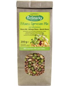 4er-Pack: Fitness Sprossen-Mix bioSnacky, 200g
