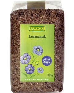 6er-Pack: Leinsaat braun, 500g