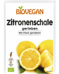 20er-Pack: Zitronenschalen, gerieben, 9g
