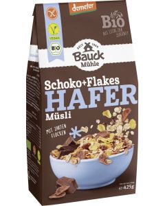 8er-Pack: BIO Hafer Müsli Schoko+Flakes, 425g