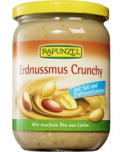 Erdnussmus Crunchy mit Salz, 500g