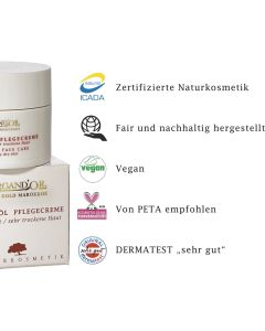Arganöl Pflegecreme trocken, 50ml
