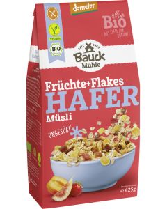 8er-Pack: BIO Hafer Müsli Früchte+Flakes, 425g