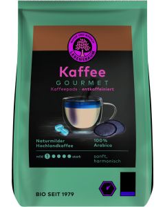 5er-Pack: Caffè Crema ENTKOFFEINIERT - Pads, 126g