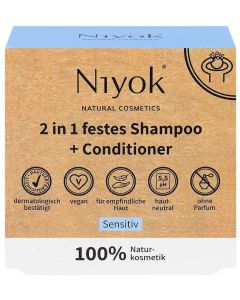 2in1 Festes Shampoo sensiti, 80g