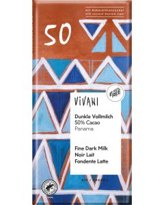 10er-Pack: Dunkle Vollmilch 50% Cacao, 80g