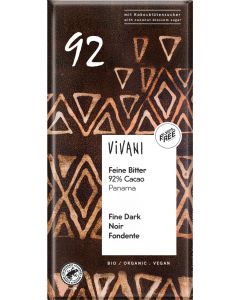 10er-Pack: Feine Bitter Schokolade 92%, 80g