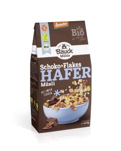 8er-Pack: BIO Hafer Müsli Schoko+Flakes, 425g